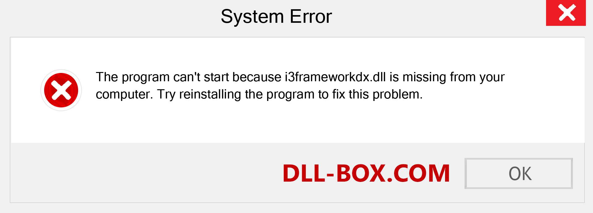  i3frameworkdx.dll file is missing?. Download for Windows 7, 8, 10 - Fix  i3frameworkdx dll Missing Error on Windows, photos, images
